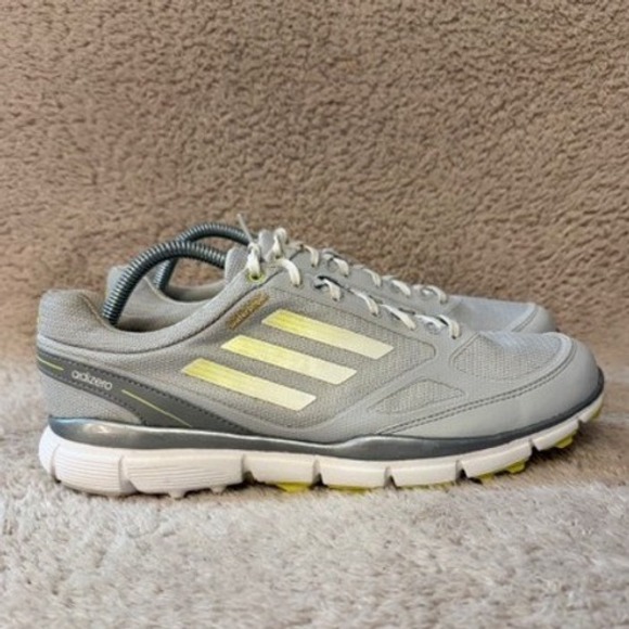adidas Shoes - Adidas Adizero Sport II Womens Golf Shoes Grey Yellow Spikeless Q46777 Size 10